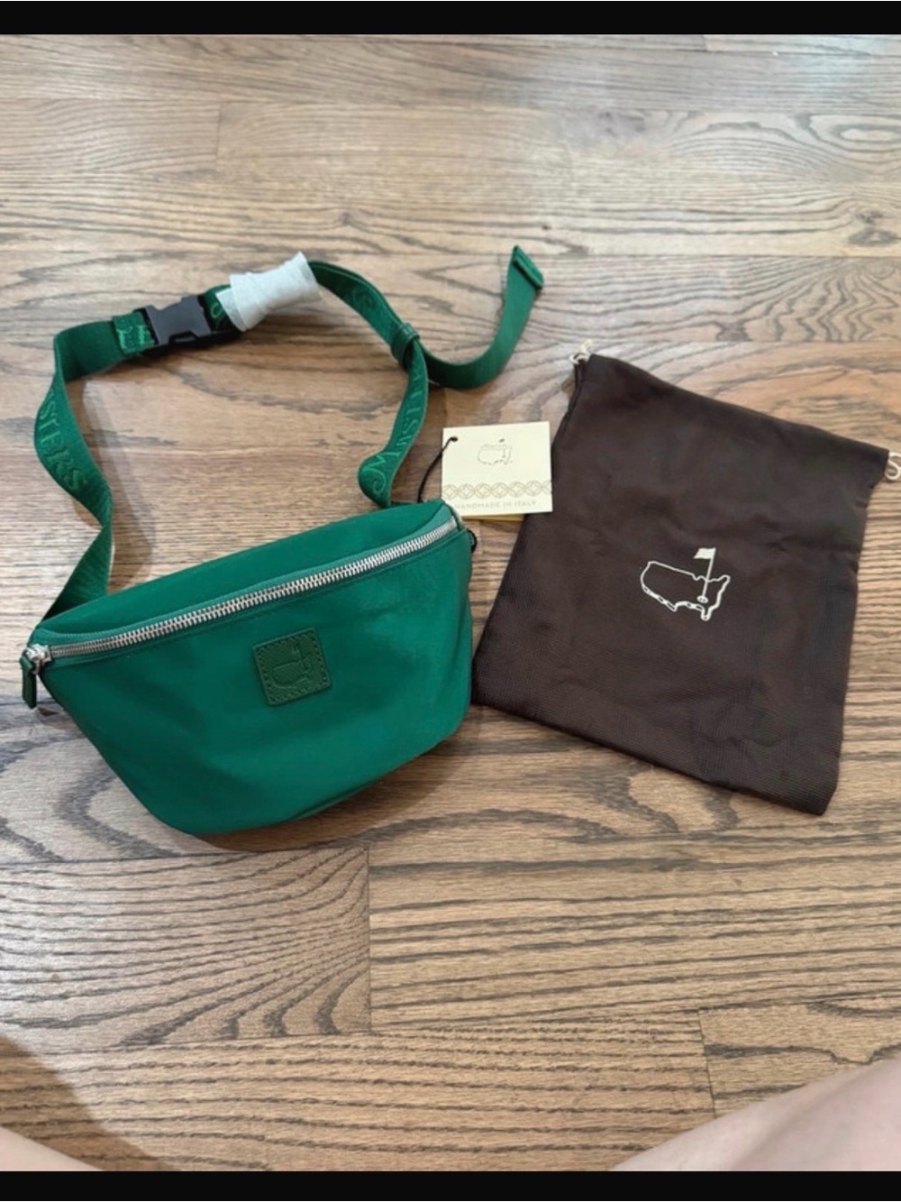 2026 Masters Golf Tournament Green Belt Bag Fanny Pack Purse Adjustable Augusta
